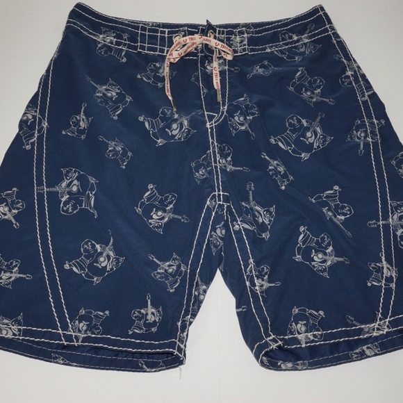 true religion mens swim trunks